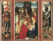 BALDUNG GRIEN, Hans Adoration of the Magi oil painting on canvas